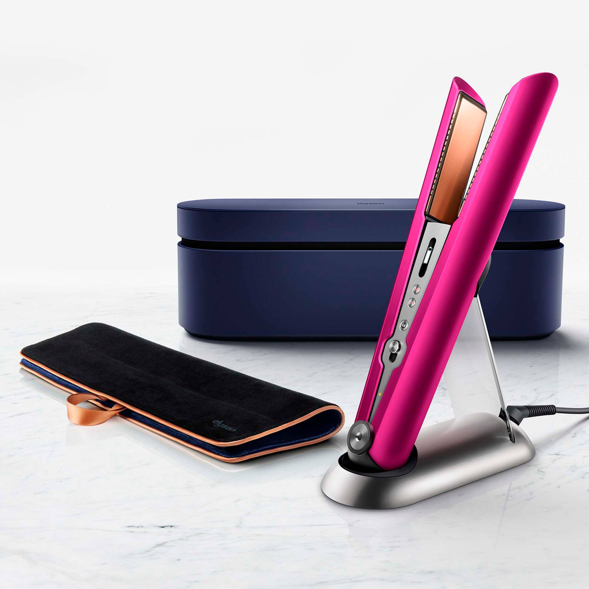 Alt View 11. Dyson - Corrale Hair Straightener - Fuchsia/Nickel.