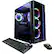 Front. CyberPowerPC - Gamer Master Gaming Desktop - AMD Ryzen 3 3100 - 8GB Memory - NVIDIA GeForce RTX 3050 - 500GB SSD - Black.