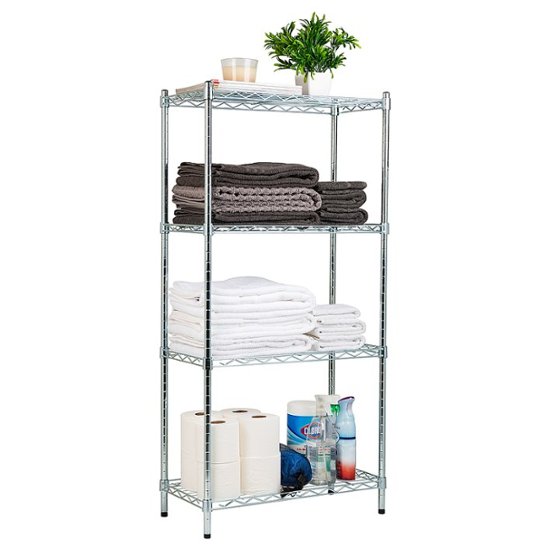 Mind Reader 12.5-in W x 18-in H 1-Tier Freestanding Metal Appliance Lift  Shelf in the Cabinet Organizers department at