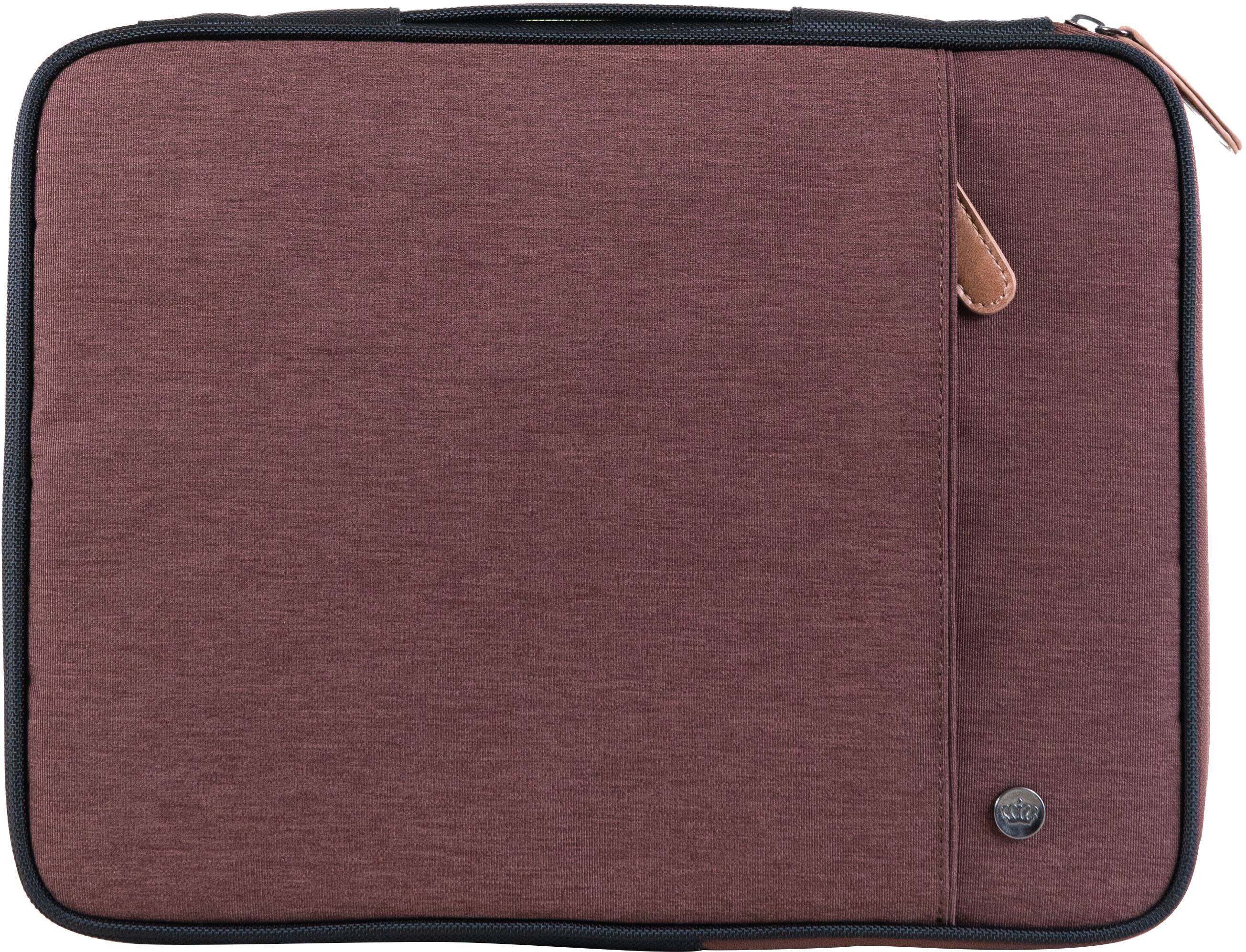 Back. PKG - Laptop Sleeve for up to 14" Laptop - Rum Raisin.