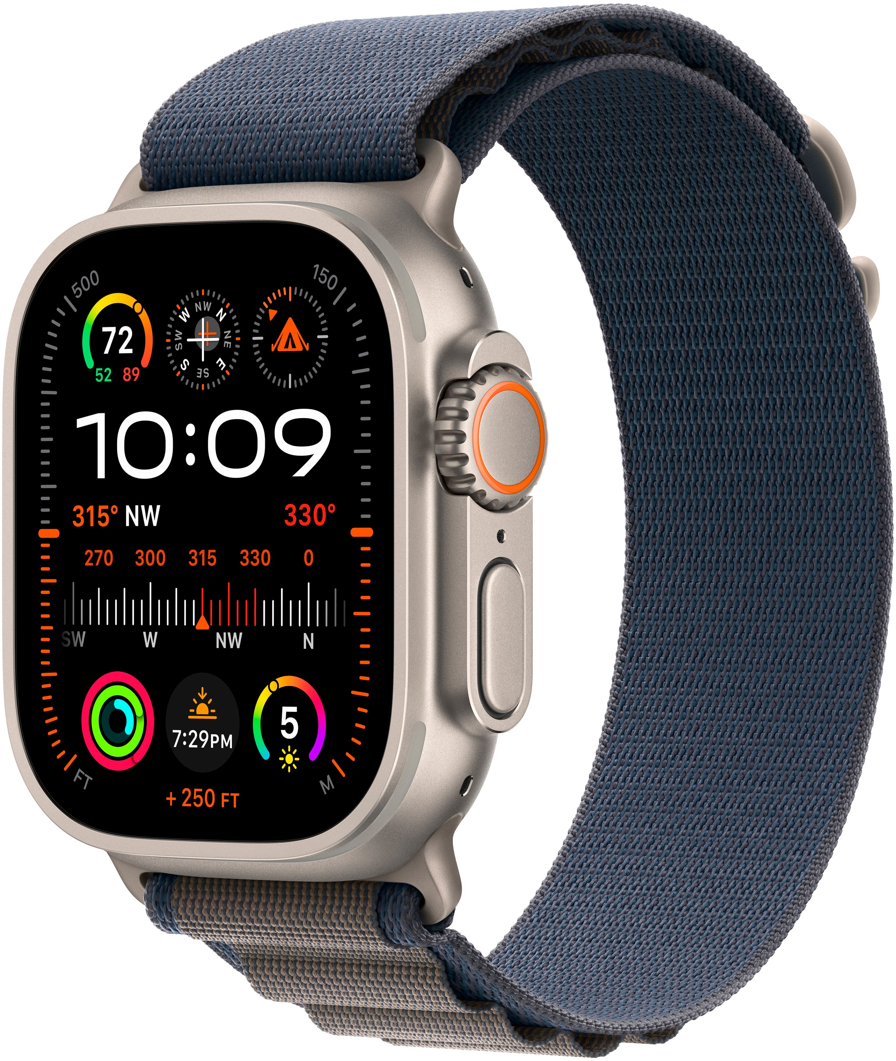 Alt View 11. Apple - 49mm Alpine Loop - Large - Blue.