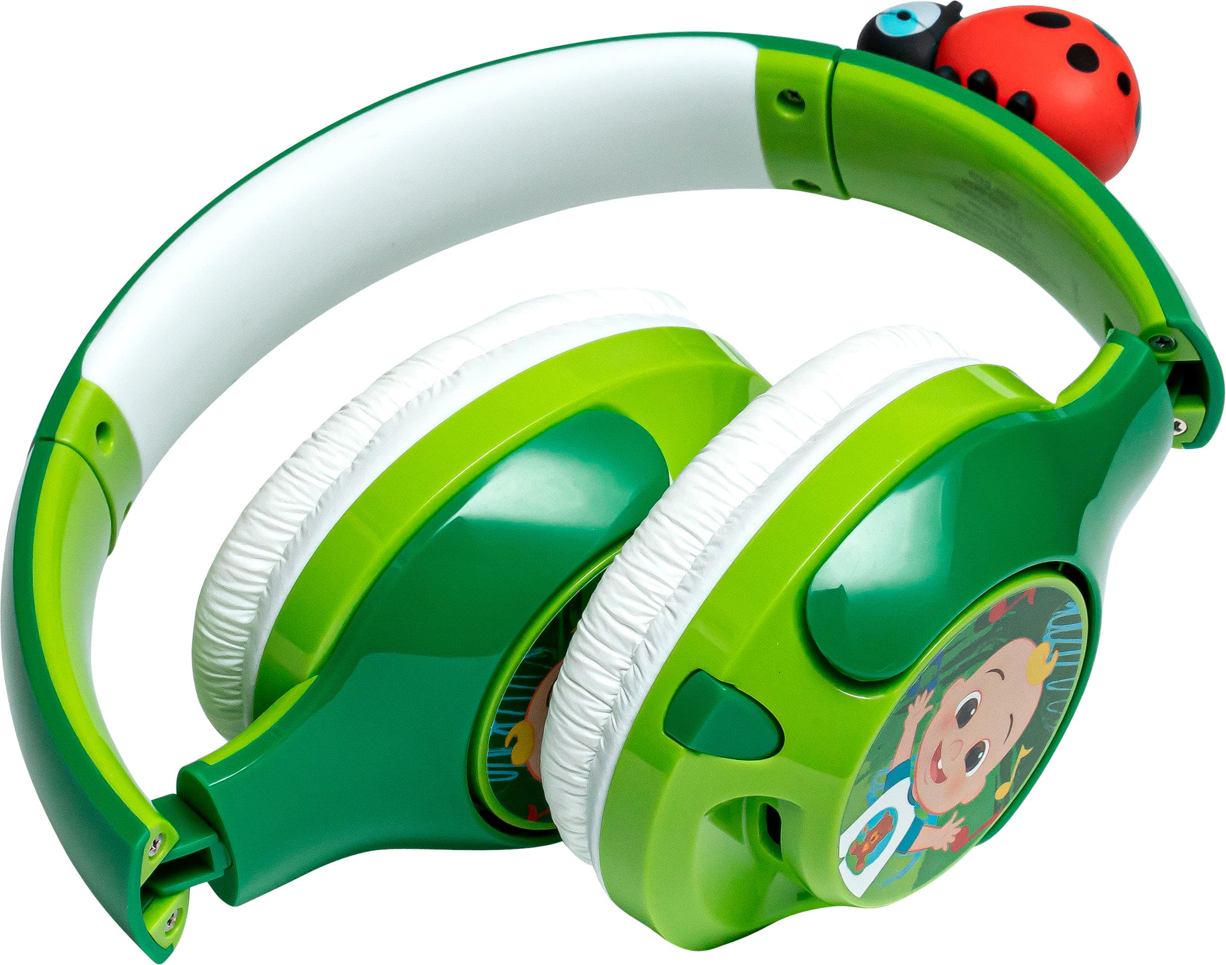 Alt View 13. eKids - Cocomelon Bluetooth Headphones - green.