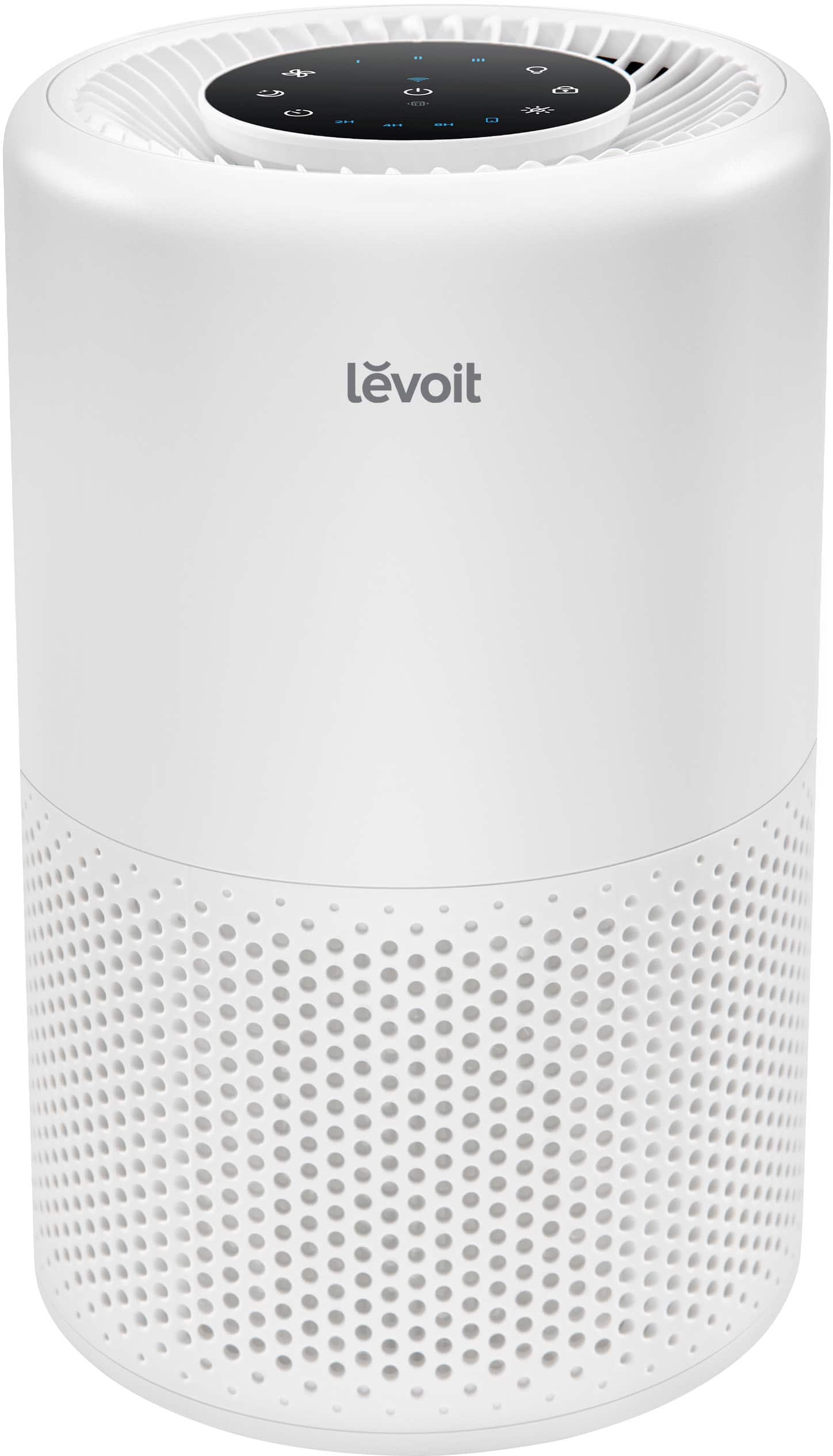Angle. Levoit - PlasmaPro 200S Smart 178 Sq. Ft True HEPA Air Purifier - White.