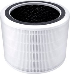 Levoit - PlasmaPro 200S True HEPA Replacement Filter - White - Front_Zoom