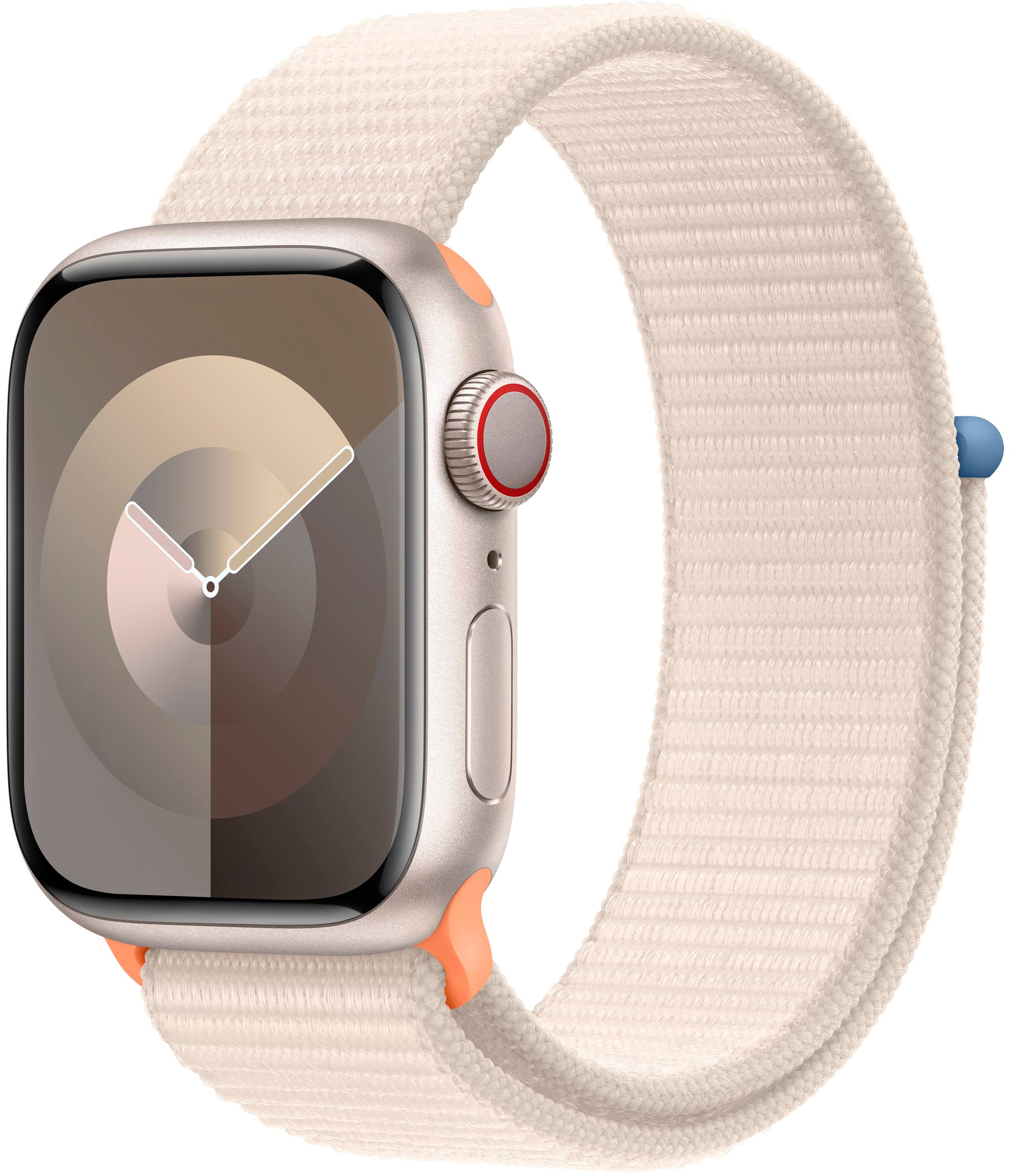 Alt View 11. Apple - 41mm Sport Loop - Starlight.