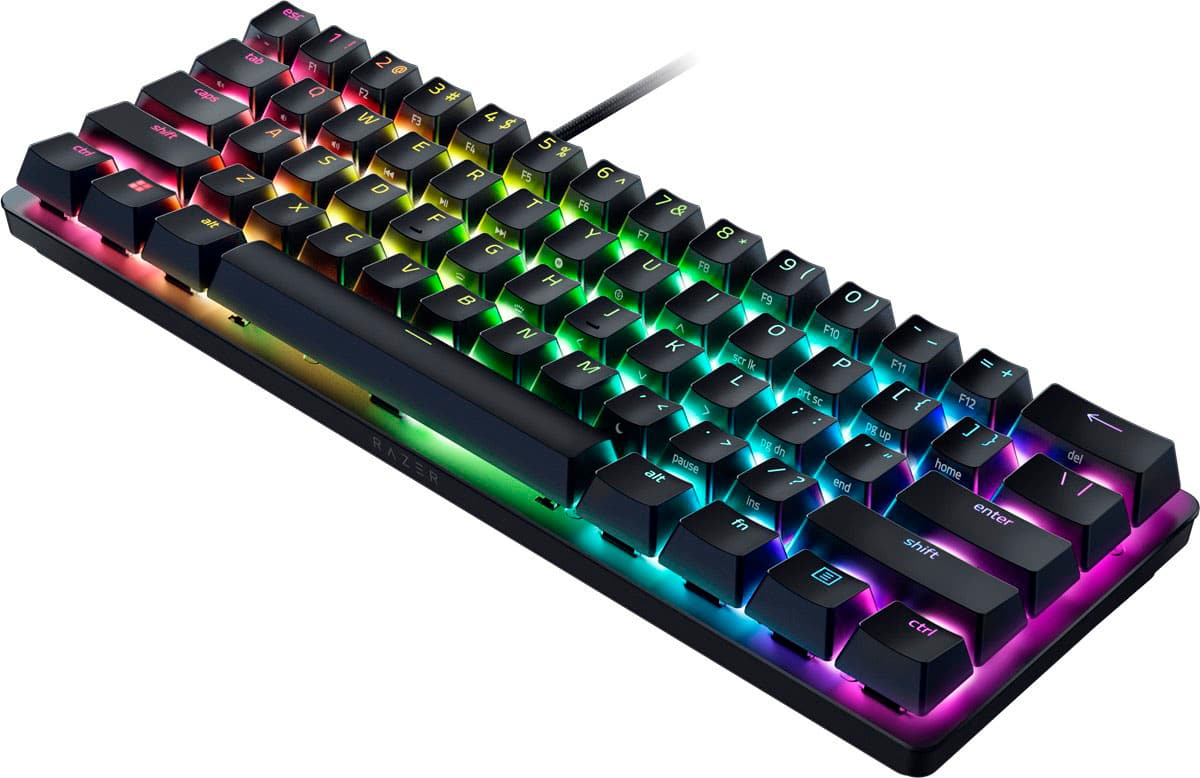 Razer lanza el teclado compacto Huntsman Mini con un 60% del