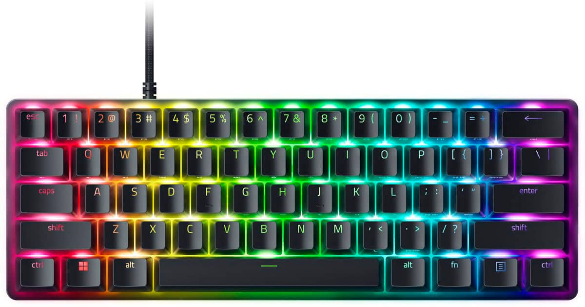  Razer BlackWidow Mechanical Gaming Keyboard: Green Mechanical  Switches - Tactile & Clicky - Chroma RGB Lighting - Anti-Ghosting -  Programmable Macro Functionality : Video Games