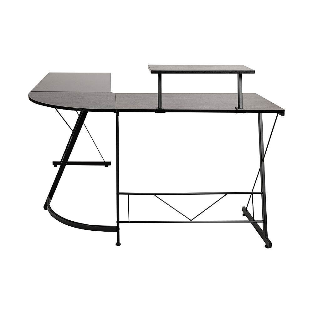 Flash Furniture Ginny L Contemporary Laminate Home Office Desk Black ...