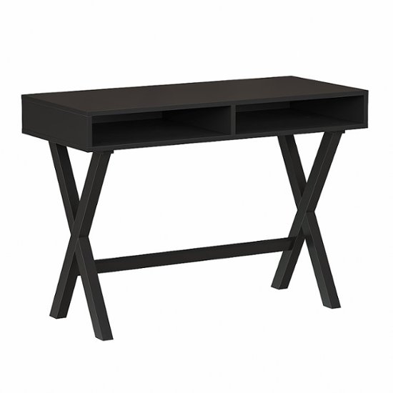 Flash Furniture Dolly Rectangle Modern Laminate Home Office Desk Black  GC-MBLK61-BK-GG - Best Buy