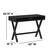 Alt View 13. Alamont Home - Dolly Rectangle Modern Laminate Home Office Desk - Black.