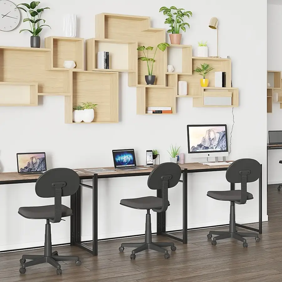 Alt View 18. Alamont Home - Walker Rectangle Modern Laminate  Home Office Desk - Rustic.