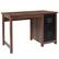Front. Alamont Home - New Lancaster Collection Rectangle Contemporary Laminate 2-Drawer Home Office Desk - Crosscut Oak.
