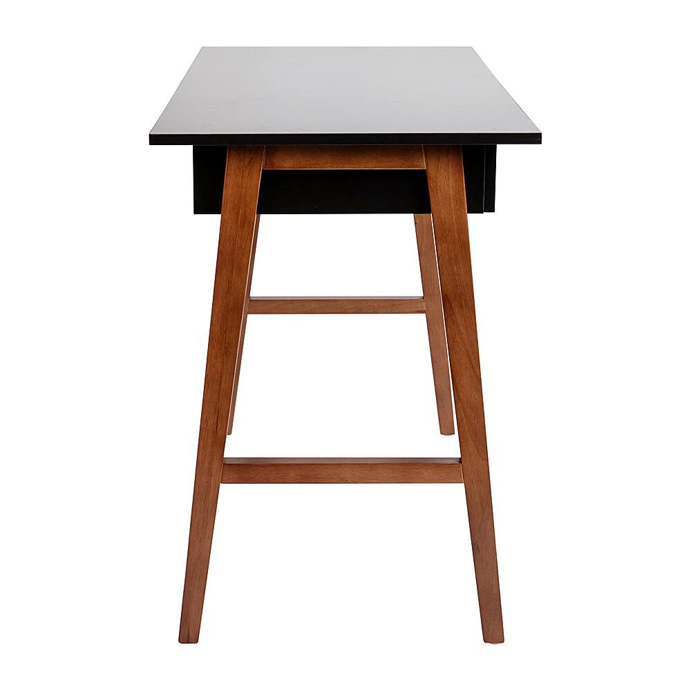 Alt View 16. Alamont Home - Darla Rectangle Modern Laminate Home Office Desk - Black/Walnut.