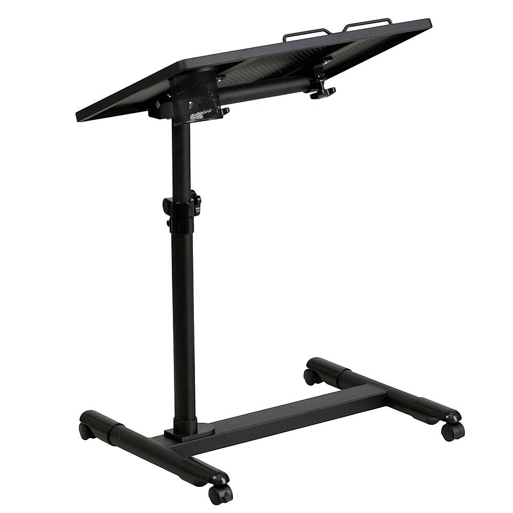 Alt View 13. Alamont Home - Macon Rectangle Contemporary Laminate  Laptop Desk - Black.