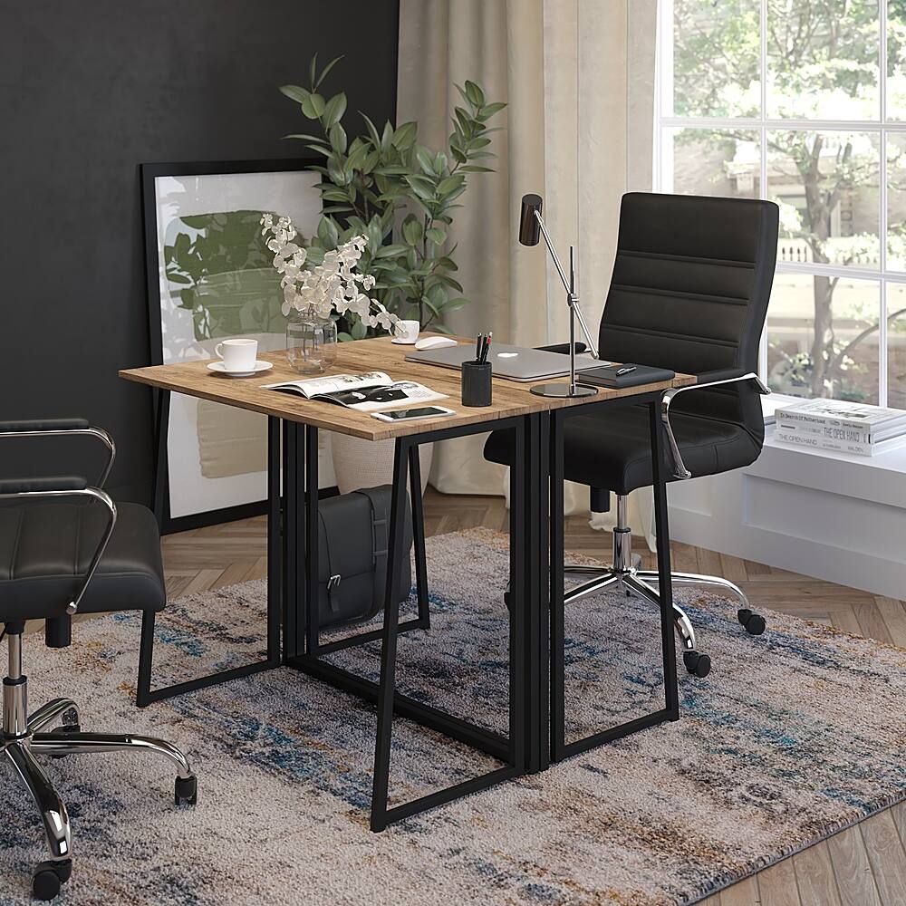 Alt View 16. Alamont Home - Walker Rectangle Modern Laminate Home Office Desk - Rustic.
