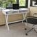 Alt View 12. Alamont Home - Dolly Rectangle Modern Laminate Home Office Desk - White.