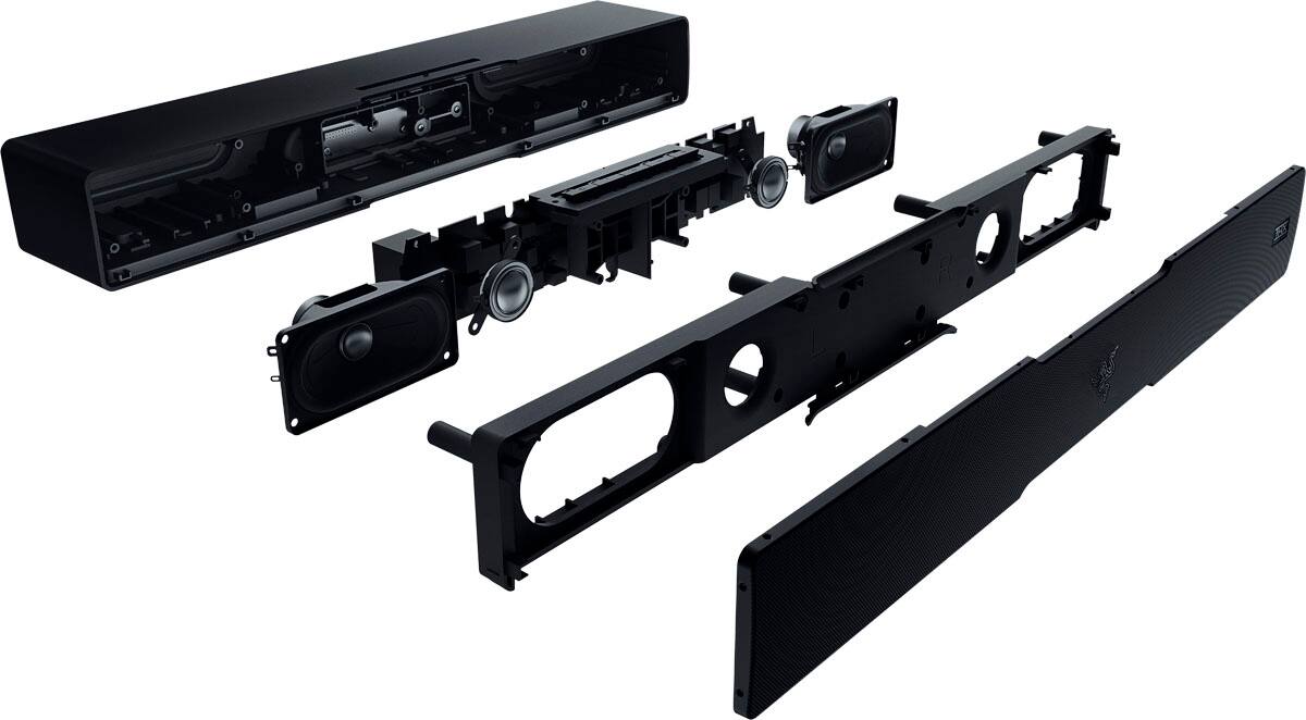 Alt View 13. Razer - Leviathan V2 Bluetooth Gaming Speakers with RGB Lighting (2-Piece) - Black.