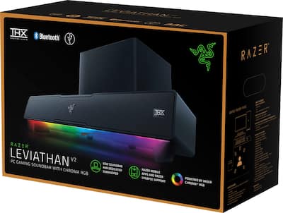 Razer Leviathan V2 3 Channel (2.1) Bluetooth Gaming Speakers with Razer Leviathan V2 3 Channel (2.1) Bluetooth Gaming Speakers with