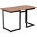 Alt View 13. Alamont Home - Rectangle Contemporary Laminate Home Office Desk with Metal Frame - Cherry.