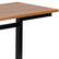 Alt View 15. Alamont Home - Rectangle Contemporary Laminate Home Office Desk with Metal Frame - Cherry.