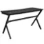 Alt View 15. Alamont Home - Duncan Rectangle Modern Laminate  Gaming Desk - Black.