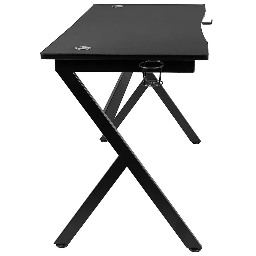 Alt View 17. Alamont Home - Duncan Rectangle Modern Laminate  Gaming Desk - Black.