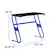 Alt View 13. Alamont Home - Fisher Rectangle Contemporary Laminate Gaming Desk - Blue.