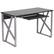 Front. Alamont Home - Salvador Rectangle Contemporary Laminate Home Office Desk - Black.