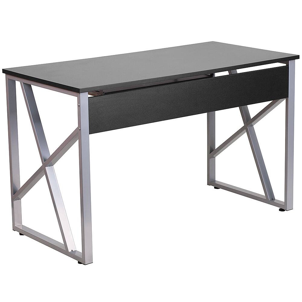 Alt View 15. Alamont Home - Salvador Rectangle Contemporary Laminate  Home Office Desk - Black.