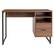 Alt View 11. Alamont Home - Lincoln Collection Rectangle Rustic Laminate Home Office Desk - Rustic.