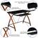 Alt View 40. Alamont Home - Jude Rectangle Contemporary Glass Home Office Desk - Black.