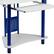 Alt View 15. Alamont Home - Walker Triangle Contemporary Laminate Home Office Desk - Blue and White.