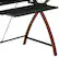 Alt View 20. Alamont Home - Jude L Contemporary Glass Home Office Desk - Black.