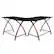 Alt View 11. Alamont Home - Jude L Contemporary Glass Home Office Desk - Black.