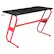 Alt View 14. Alamont Home - Fisher Rectangle Contemporary Laminate Gaming Desk - Red.