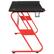 Alt View 16. Alamont Home - Fisher Rectangle Contemporary Laminate Gaming Desk - Red.