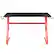Alt View 11. Alamont Home - Fisher Rectangle Contemporary Laminate Gaming Desk - Red.