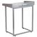 Alt View 13. Alamont Home - Jayden Rectangle Contemporary Glass Home Office Desk - Clear/Silver.