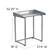 Alt View 12. Alamont Home - Jayden Rectangle Contemporary Glass Home Office Desk - Clear/Silver.