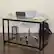 Alt View 13. Alamont Home - Singleton Rectangle Contemporary Glass Home Office Desk - Clear/Black.