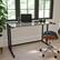 Alt View 11. Alamont Home - Singleton Rectangle Contemporary Glass Home Office Desk - Clear/Black.