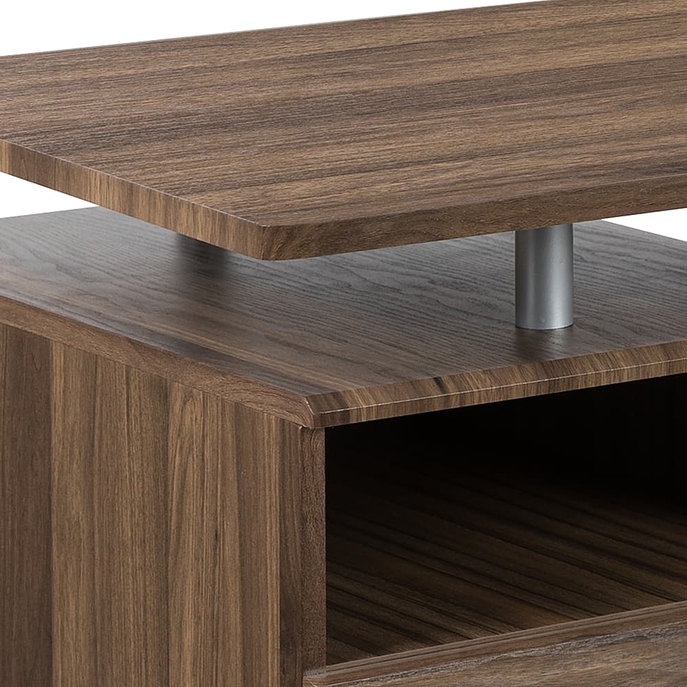 Alt View 15. Alamont Home - Joshua Rectangle Contemporary Laminate Home Office Desk - Rustic Walnut.