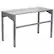 Alt View 13. Alamont Home - Jayden Rectangle Contemporary Glass Home Office Desk - Clear/Silver.