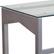 Alt View 14. Alamont Home - Jayden Rectangle Contemporary Glass Home Office Desk - Clear/Silver.