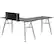 Alt View 11. Alamont Home - L Contemporary Laminate Home Office Desk - Black.