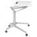 Alt View 16. Alamont Home - Gia Rectangle Contemporary Laminate Sit and Stand Desk - White.