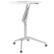 Alt View 17. Alamont Home - Gia Rectangle Contemporary Laminate Sit and Stand Desk - White.