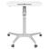 Alt View 11. Alamont Home - Gia Rectangle Contemporary Laminate Sit and Stand Desk - White.
