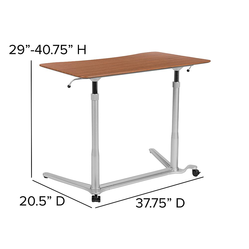 flash furniture sit stand desk