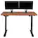 Front. Alamont Home - Tanner Rectangle Modern Engineered Wood Home Office Desk - Mahogany.
